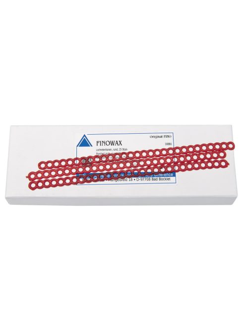Finowax 30880 ret.round,25db piros,egyenes sor alsó