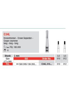   Edenta C34L.315.012 koronafelvág hosszított,500 315 139 293 012