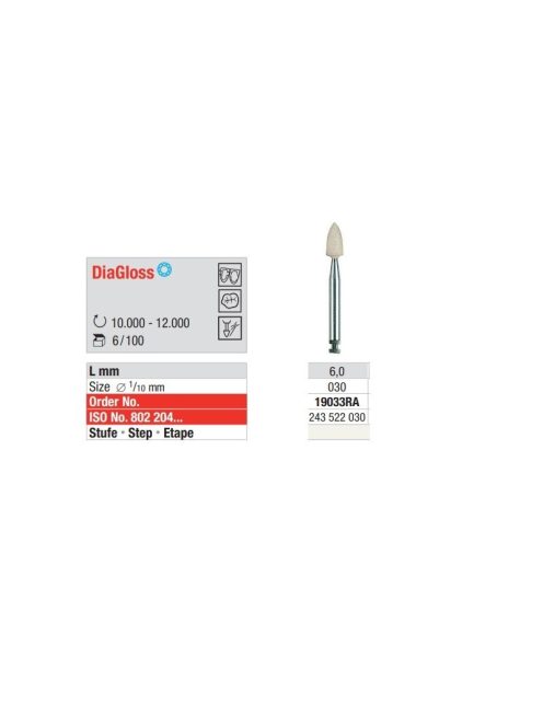 DiaGloss 19033 RA 1 DB fehér 802 204 243 522 030,kis láng