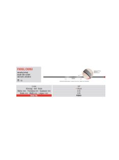   Edenta FXDS3 pol.csík gyémánt 10db,30mic.,0,10mmx3,75mmx147mm,fogazott,piros