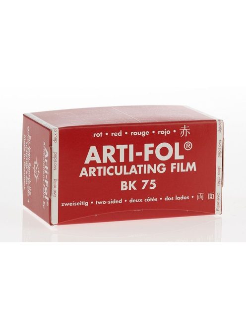 BK 75 art.fólia 8mic 2o.piros 75mmx15m szalag,Arti-Fol,Lab.