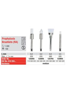 Prophylaxis 1256 RA polírkefe nylon,point