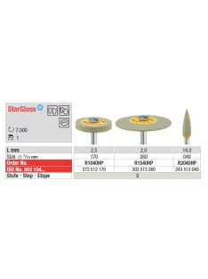   StarGloss R2040 HP szürke láng porcelán/cirkónium,magasfényű