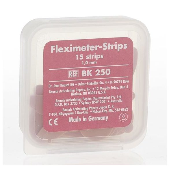 BK 250 Fleximeter-Strips 1,0mm 15db,pink,hézagmérő
