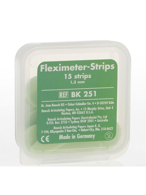 BK 251 Fleximeter-Strips 1,5mm 15db,zöld,hézagmérő
