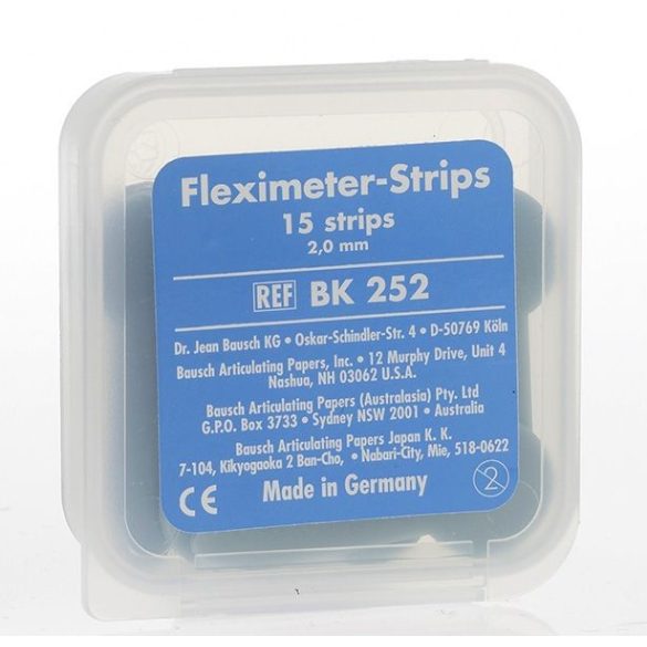 BK 252 Fleximeter-Strips 2,0mm 15db,kék,hézagmérő