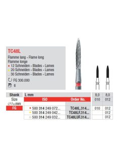 TC48L 314 012 Finishing instrum. piros