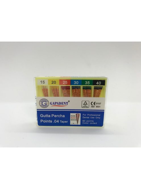 Guttapercha Gapa.mm GT0,4  15-40 60 db,GAPA.GP.GT04.15-40