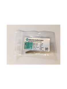 Interdentalis kefe 10db sárga DC 108061,X-Fine