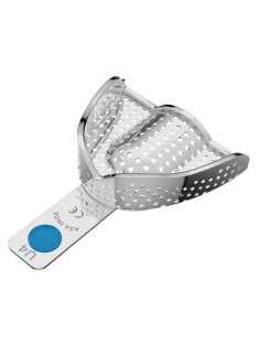   ASA 2804-U4 lenyomatkanál 4-es M felső,perf.inox,széli zárással,Codicolor
