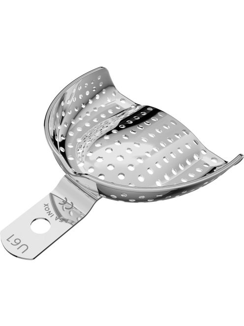 ASA 2806-U61 lenyomatkanál L anat.,felső,perf.inox,széli zárással