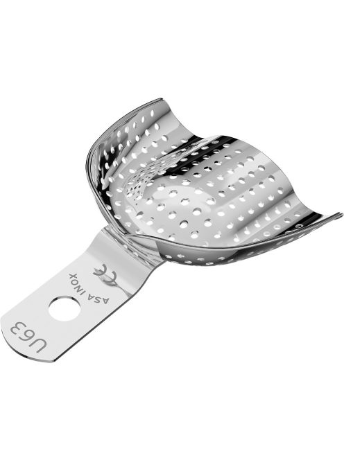 ASA 2806-U63 lenyomatkanál NM anat.,felső,perf.inox,széli zárással