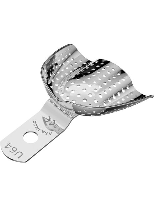 ASA 2806-U64 lenyomatkanál S anat.,felső,perf.inox,széli zárással
