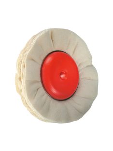   Polirkorong 61672 flanel 80mm,8 sor,ráncolt,Hatho,fehér,piros m.a.közép