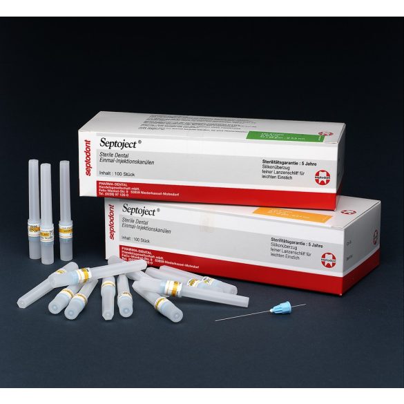 Septoject eh.inj.tű 0,3x25mm 30G 100db intraligamentáris SEP083  7124