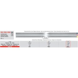   Edenta CDS2 pol.csík gyémánt 10db,15mic.,0,08mmx2,5mmx147mm,sárga