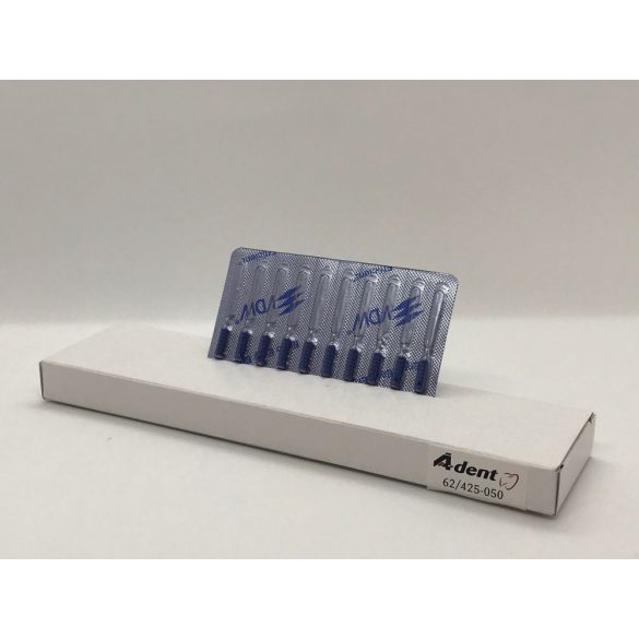 VDW Idegtű 10db 4 F kék steril V04 0333 021 450  21mm