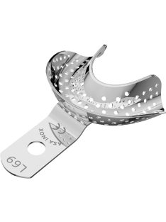   ASA 2806-L69 lenyomatkanál S anat.,alsó,perf.inox,széli zárással