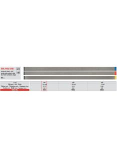   Edenta DS6 pol.csík gyém.1 old. 5db,45mic.,0,13mmx6mmx147mm,kék