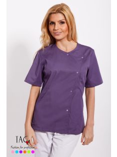   Munkaruha TAG asszim.    M  6 sötét lila(Velvet),kapcsos KIFUTÓ