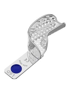   ASA 2804-L6D félkanál 6-os,jobb XL alsó,perf.inox,széli zárással,Codicolor