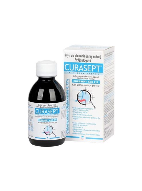 Curasept ADS 212 szájöblítő 200ml 0,12% 80139