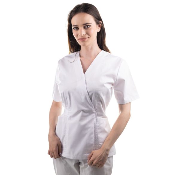 Munkaruha TAG Kimono  L  1 fehér(Alb),átkötős
