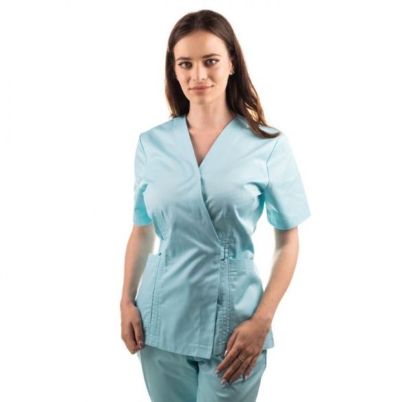 Munkaruha TAG Kimono     XS  7 aqua,átkötős