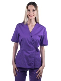 Munkaruha TAG Kimono XL  6 sötét lila(Velvet),átkötős