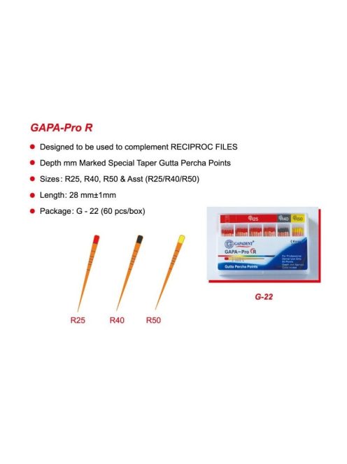 Guttap.Gapa.mm-es,Reciproc R25 60db,28mm,GAPA.GP.REC.25,Pro R Type