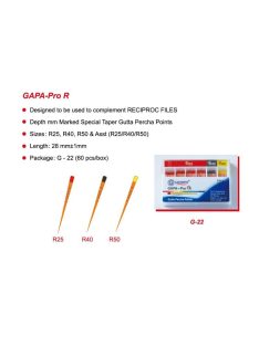   Guttap.Gapa.mm-es,Reciproc R50 60db,28mm,GAPA.GP.REC.50,Pro R Type