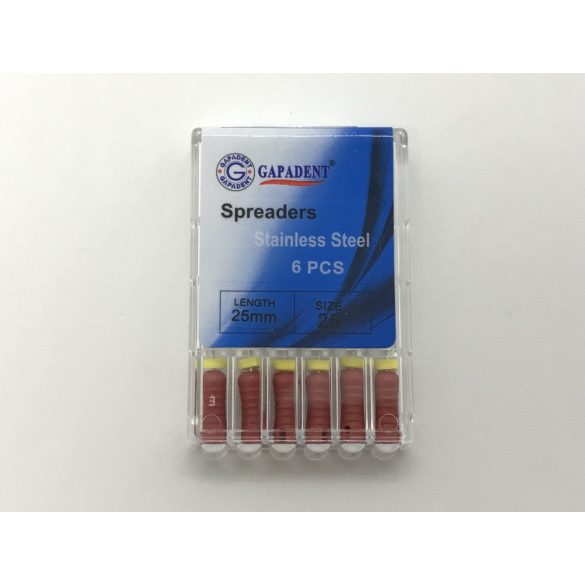 Spreader Gapadent 25mm,25,piros 6db,kézi