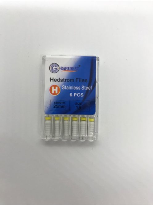 H-File Gapadent 25mm,15,fehér 6db,kézi