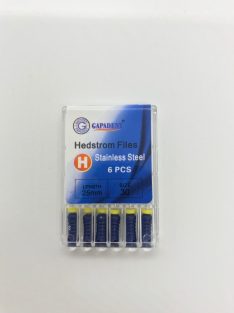 H-File Gapadent 25mm,30,kék 6db,kézi