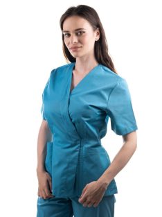   Munkaruha TAG Kimono  L 13 türkiz zöld(Verde Turcoaz),átkötős