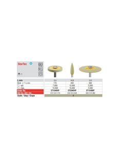   StarTec ST2040 HP sárga láng porcelán/cirkónium,magasfényű