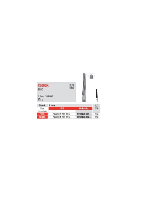 Edenta C 269GKS.314.016 Surgical Fg cutter