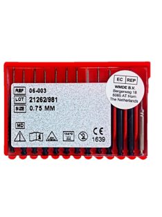 Nordin parapulpáris kit Ti 0.75m 06-003  12db+1drill,fekete