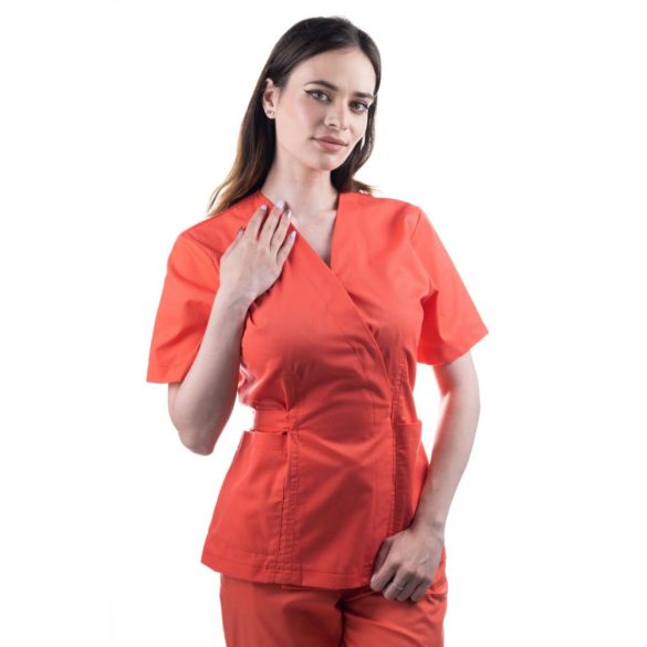 Munkaruha TAG Kimono XXL 25 koral(Coral),átkötős