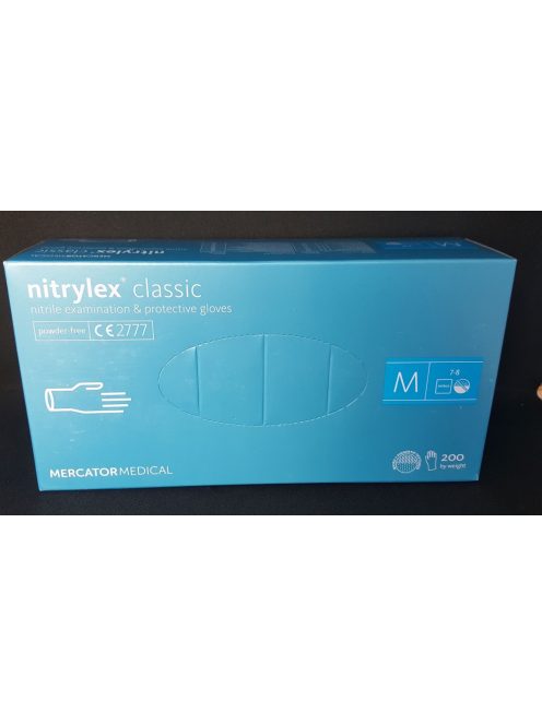 Nitrylex Classic    S   200db kék,púdermentes,5-6 2082