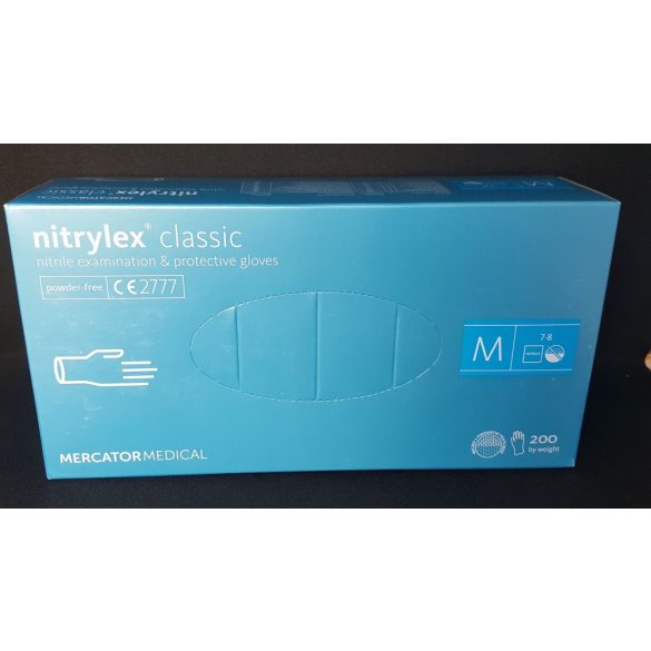 Nitrylex Classic    S   200db kék,púdermentes,5-6 2082
