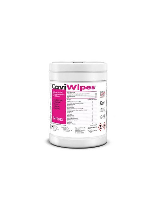 CaviWipes 160db dobozos 4731160 virucid,baktericid,fungicid,tubercul.15,24x17,15