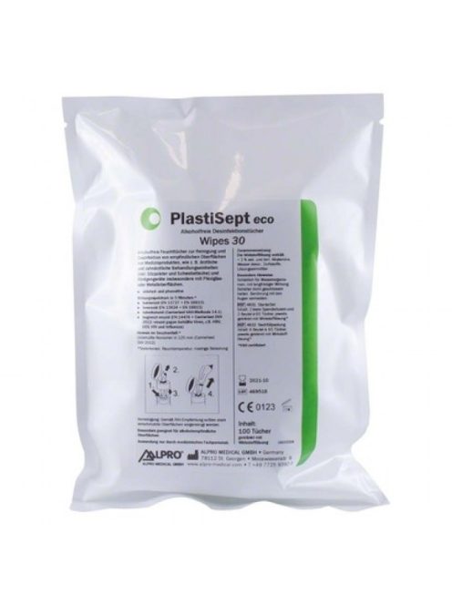 PlastiSept Eco Wipes 30 ut.60db alkohol mentes,kezelőegységek felületére 620017469