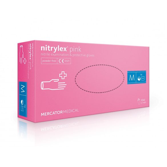 Nitrylex  Pink        XS 100db púdermentes,A100