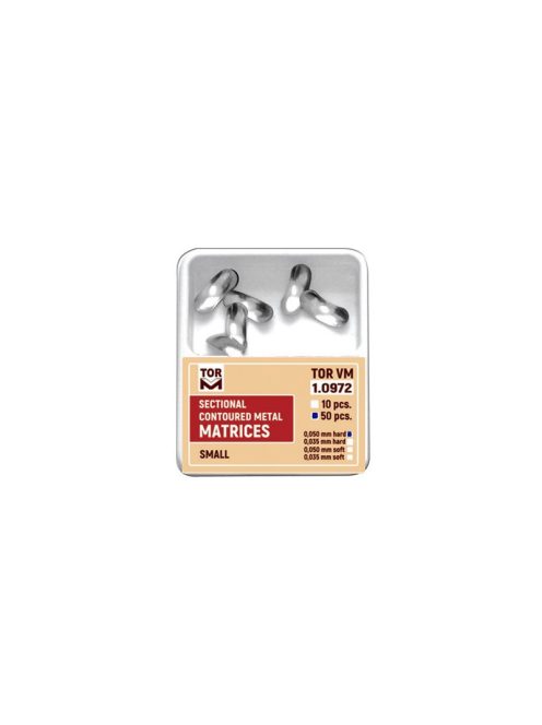 TOR 10972/50 szekc.,domb.50db 0,05 S,hard,standard,fém matrica
