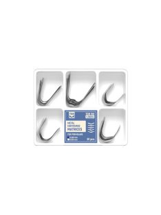   TOR 1500+ domborított,0.050mm 30db szett,praemolárisokhoz,fém matrica