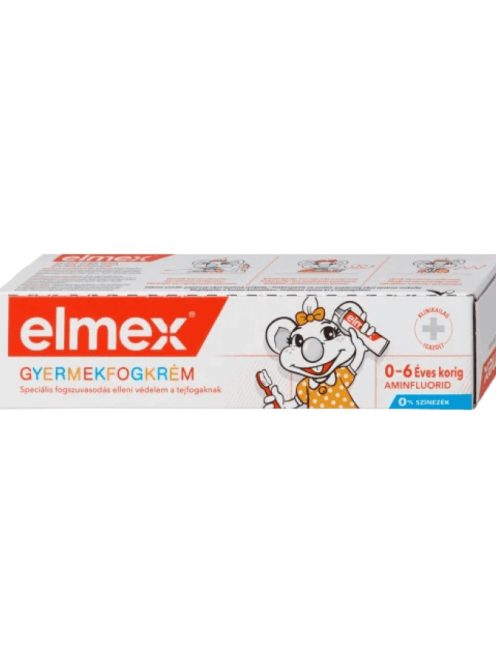 Elmex fogkrém gyermek 0-6 éves 50ml 80192