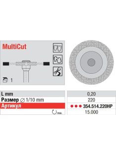 Edenta 354.514.220HP 0,2 MultiCu cirkóniumhoz