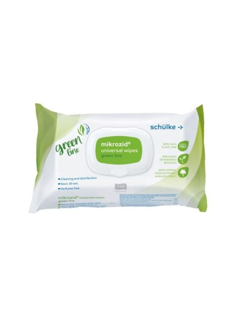 Mikrozid Universal kendő Green l 114db,alacsony alkoholtart.7003354  6