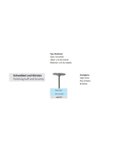 Polirkefe Horico B115 220,10db HP,22mm,fekete